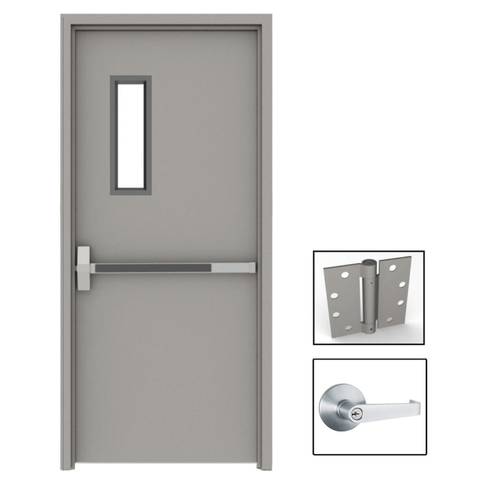 48mm Thick Metal Fire Rated Doors 2