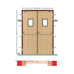 55mm Thick Wooden Fire Rated Doors