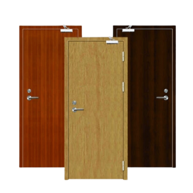Wooden Fire Check Doors