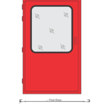 Fire Hose Cabinet Door