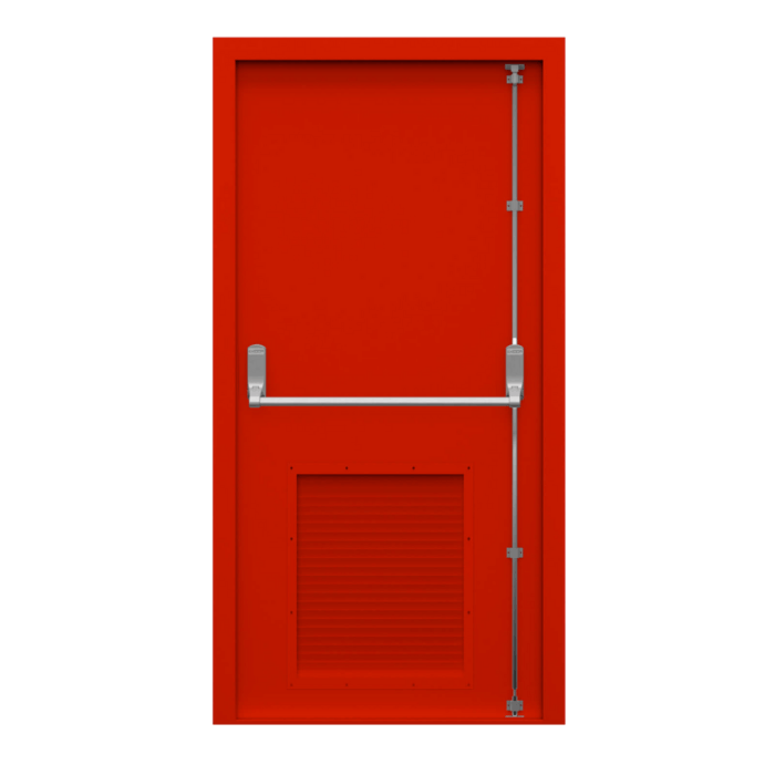 louvered fire resistant door 1